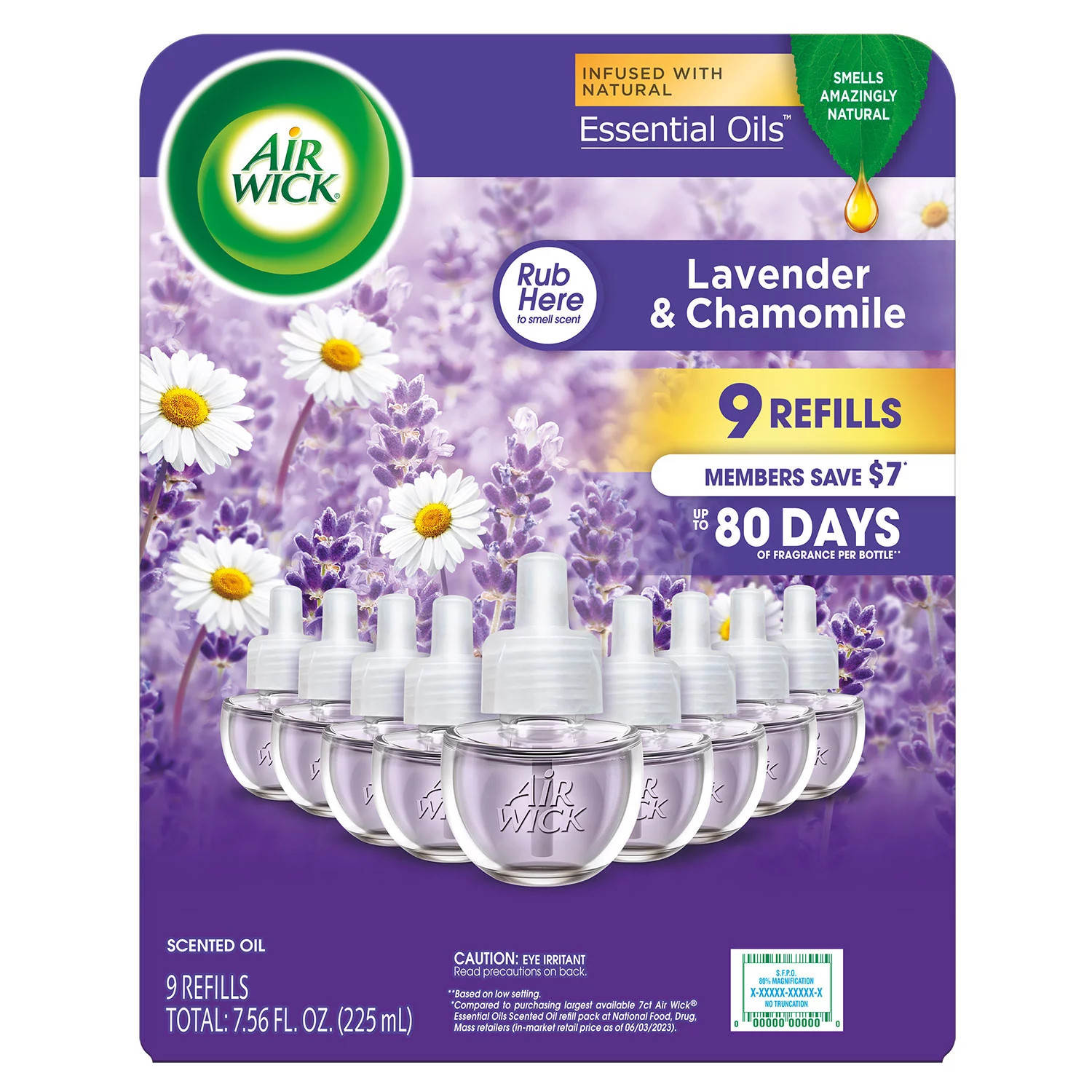Air Wick Plug In Essential Oil Air Freshener Refills, Lavender & Chamomile, 9 refills | Sam's Club