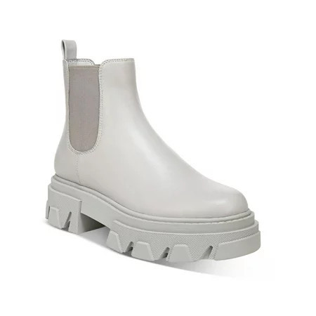Sam Edelman Womens Daelyn Leather Lug Sole Ankle Boots Gray 9 Medium (B M) | Walmart (US)