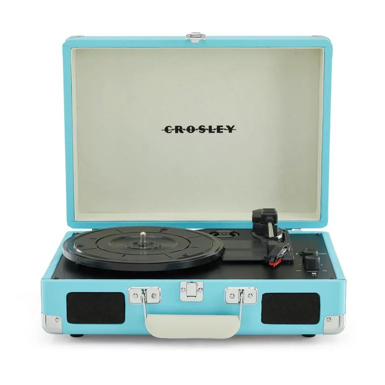 Crosley Cruiser Plus Vinyl Record Player with Speakers and Wireless Bluetooth - Audio Turntables ... | Walmart (US)