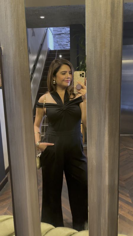 Classy black jumpsuit by MOTF is my fave For any night out 
I’m wearing a  medium 

#LTKover40 #LTKunder50 #LTKstyletip