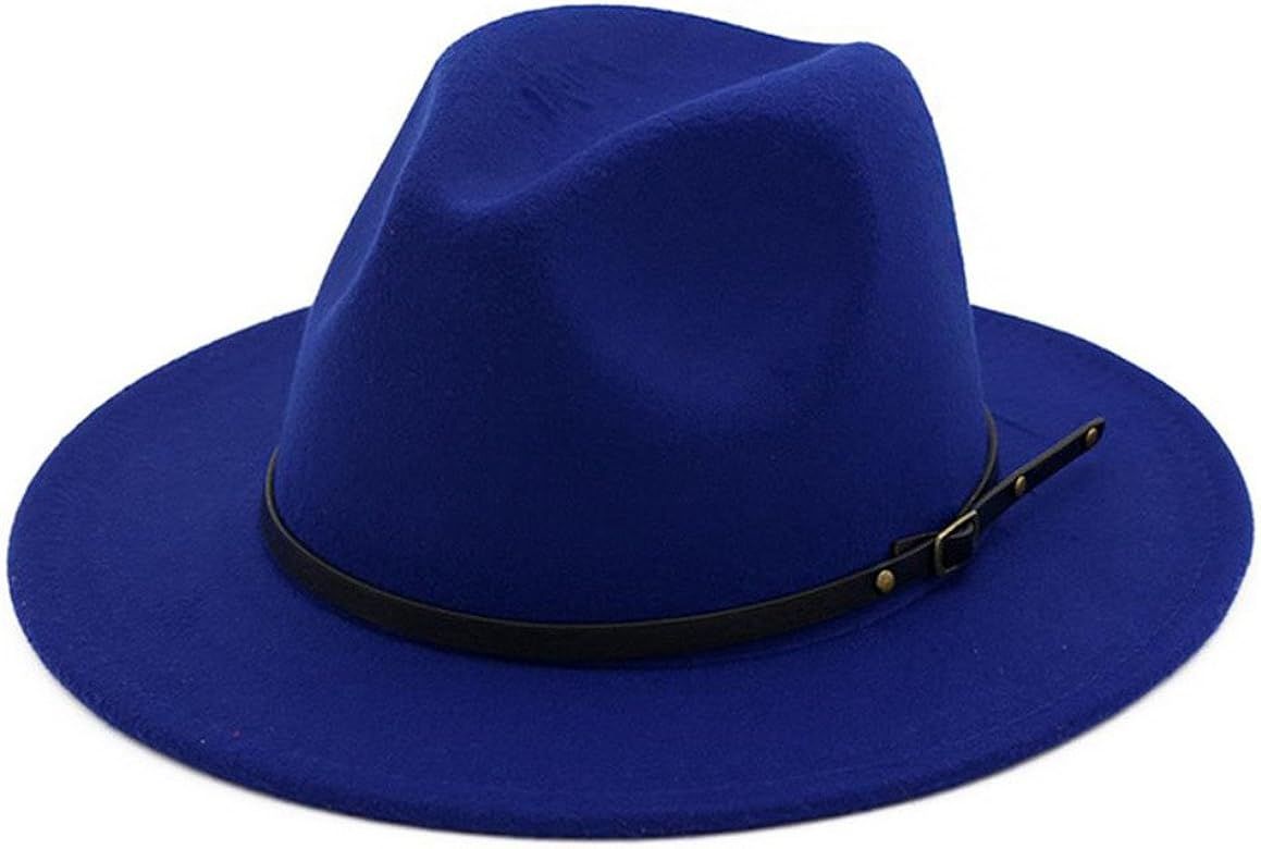 Lisianthus Women Belt Buckle Fedora Hat | Amazon (US)