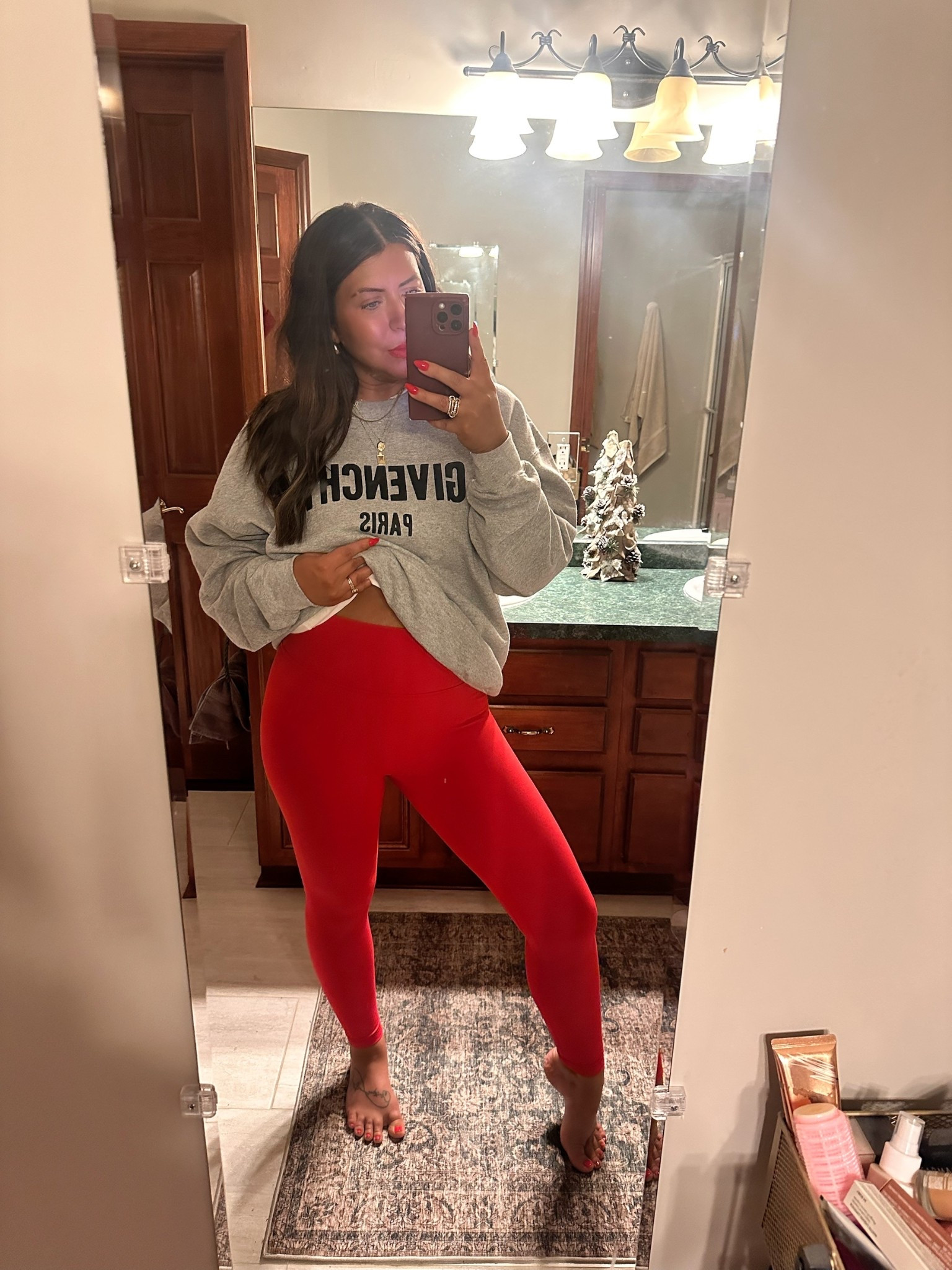 I found the softest, no front seam leggings! Literally obsessed: 
I ordered all the matching sports bras too. 
I am 5ft 3, 145 pounds wearing size large 

#LTKActive #LTKootd #LTKFindsUnder50