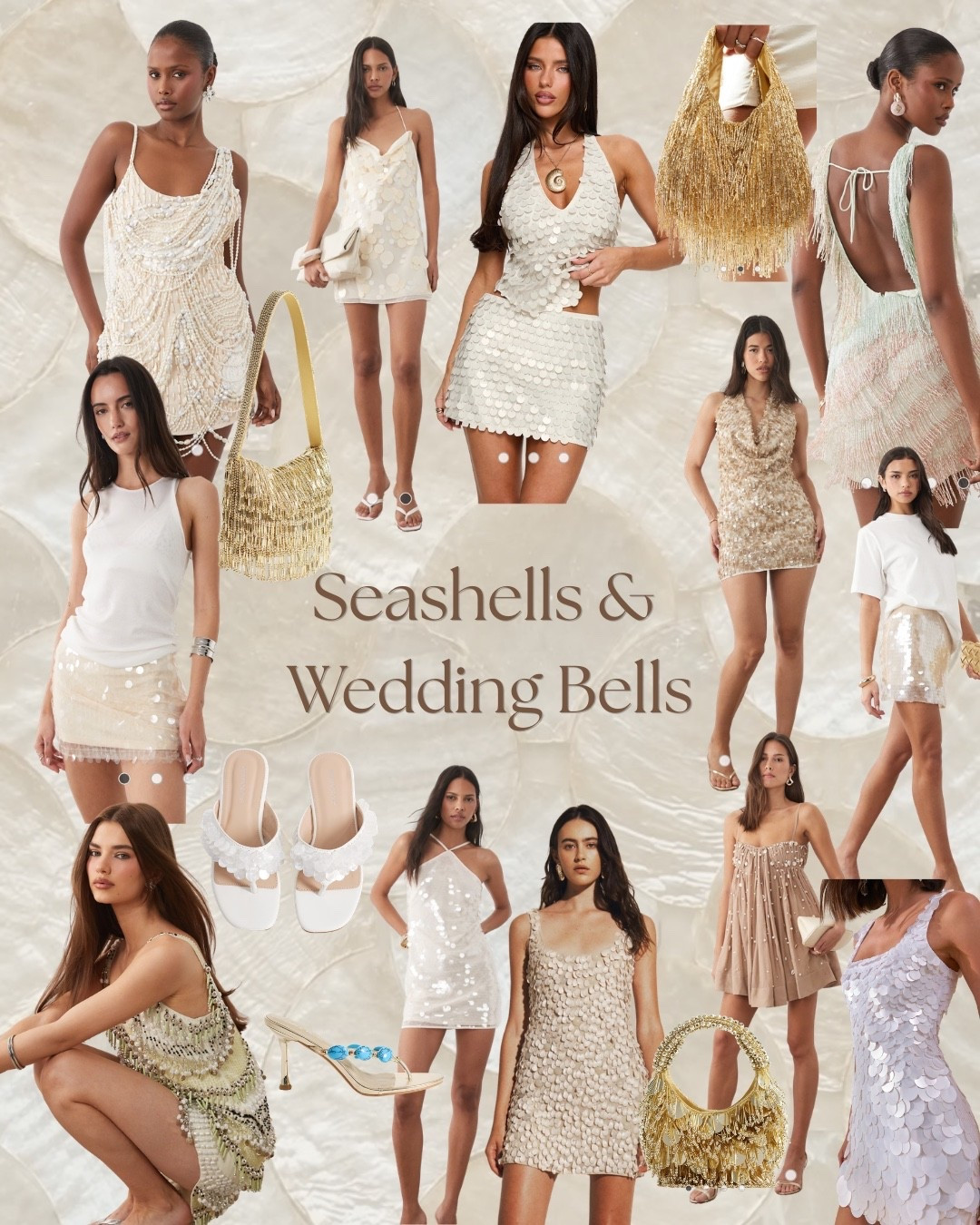 Seashells & wedding bells theme 🐚

#LTKwedding #LTKstyletip #LTKkleider