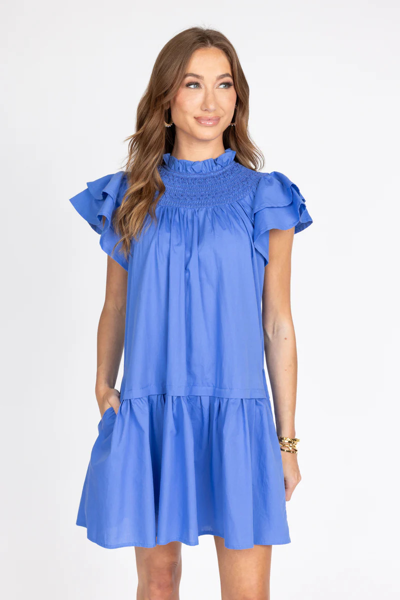 Alyce Dress- Blue | Avara