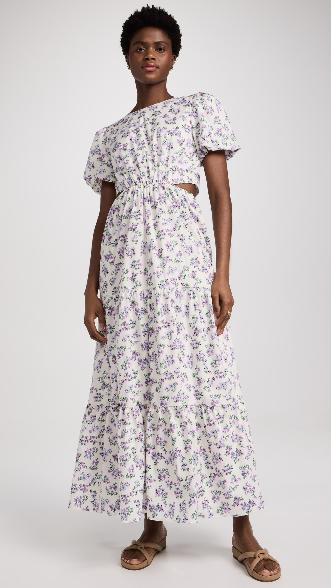 Plaza Cutout Tier Maxi Dress | Shopbop