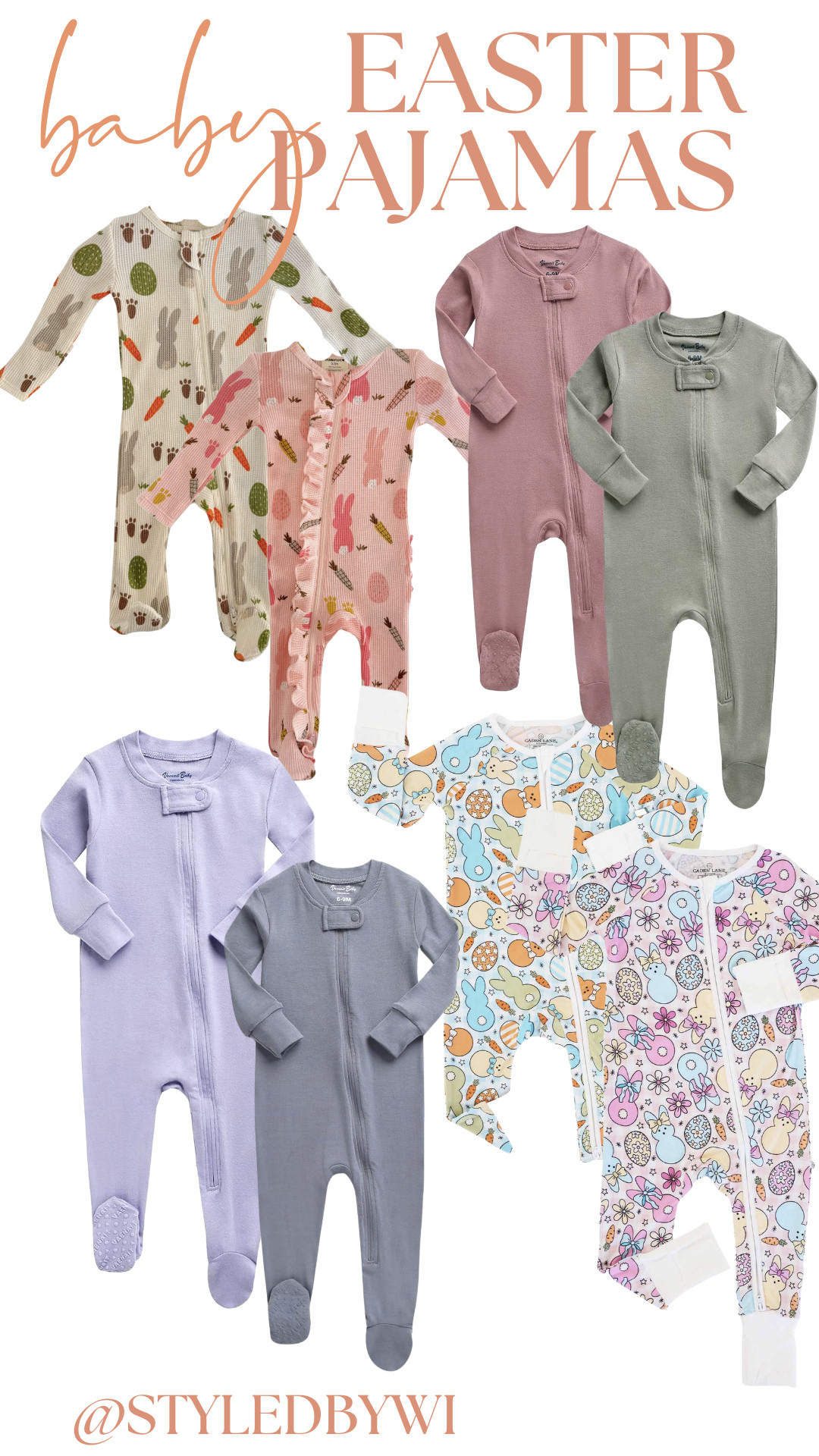 Easter pjs for baby
Baby Easter pajamas 

 