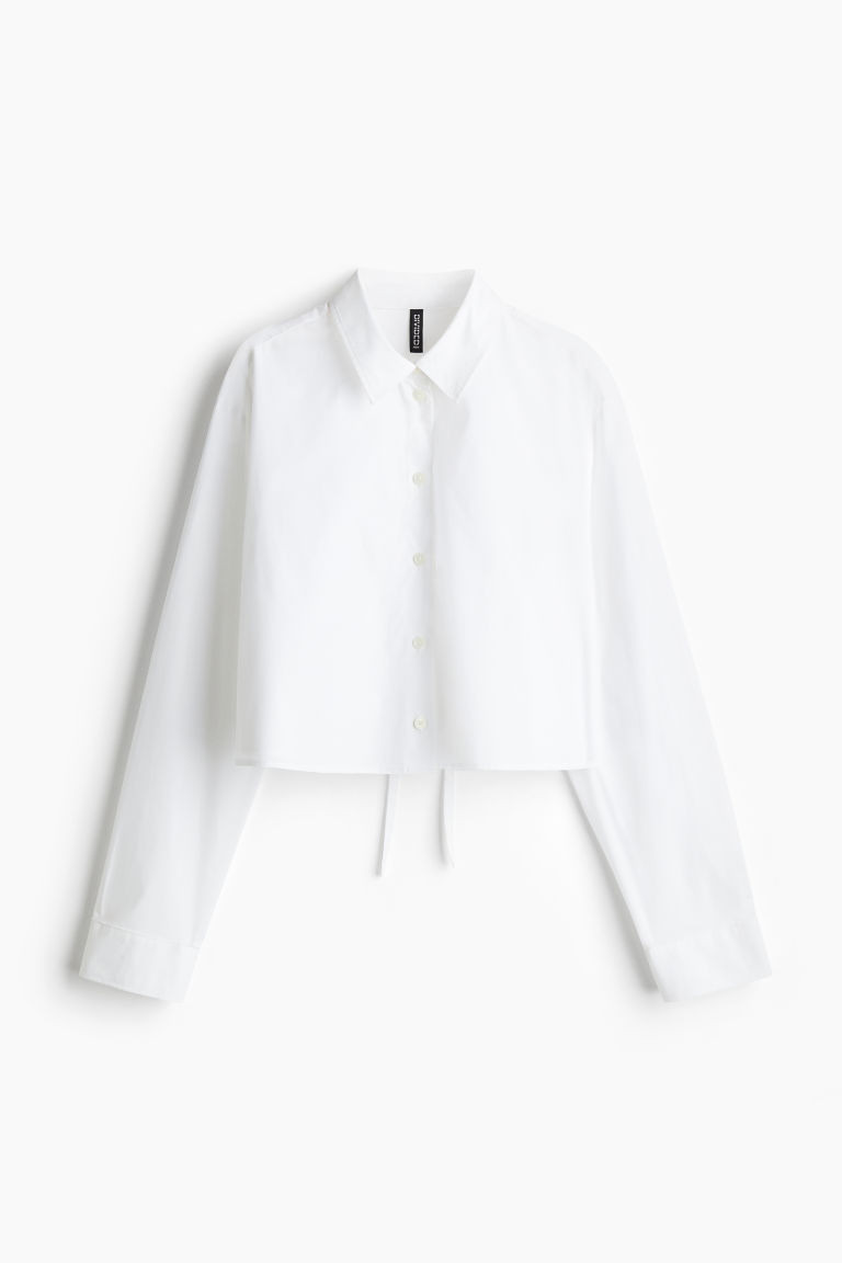 Tie-Detail Crop Top | H&M (US + CA)