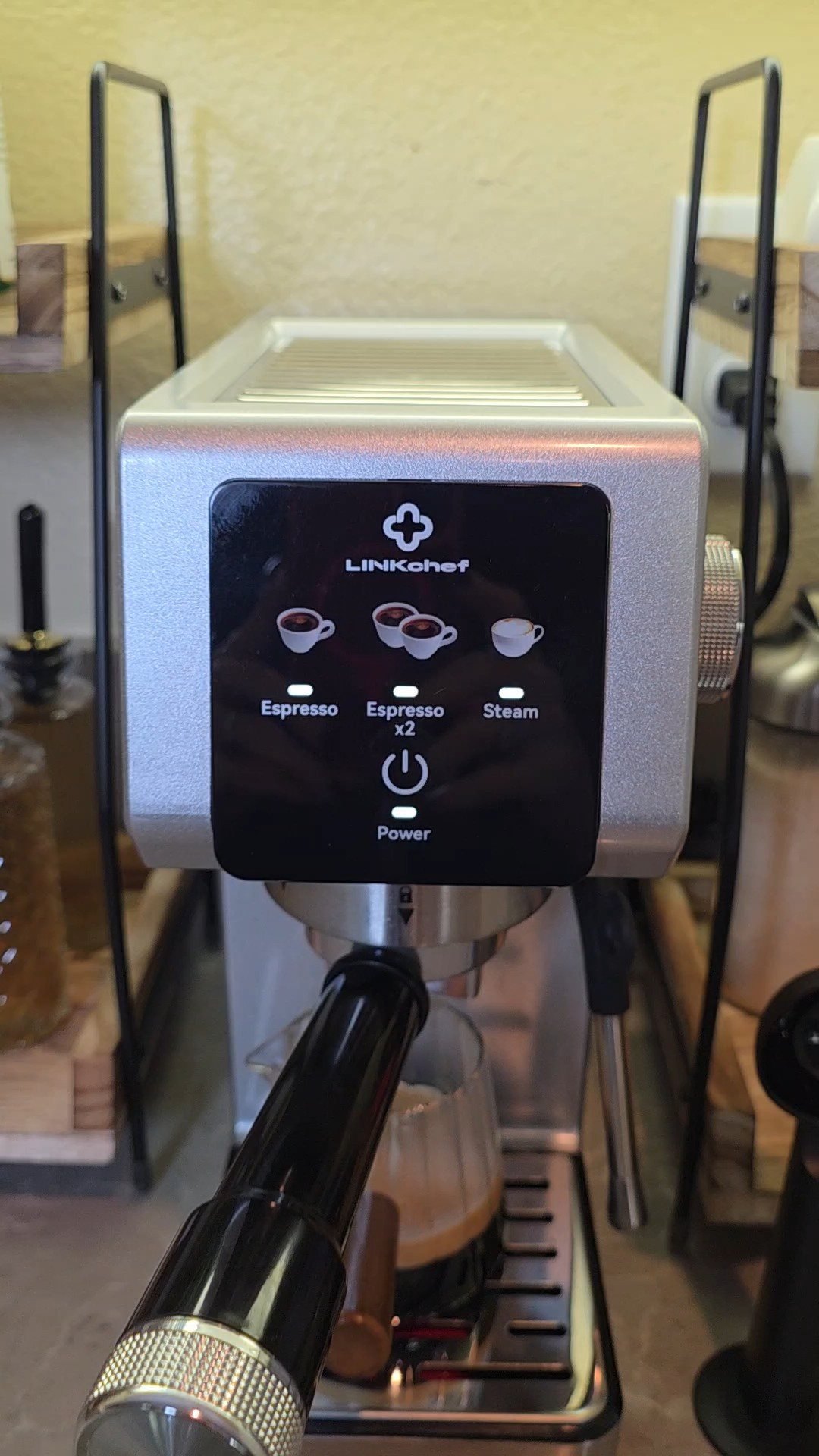 This Espresso bar is so cute and functional in our limited space! The machine is super Affordable and works great!

#LTKdayinmylife #LTKFindsUnder100 #LTKmomlife