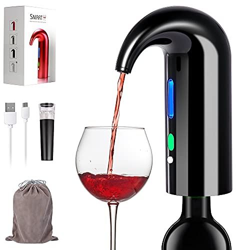 LEVINCHY Electric Wine Aerator Pourer, Automatic Wine Decanter，One-Touch Wine Oxidizer, Multi-Smart  | Amazon (US)