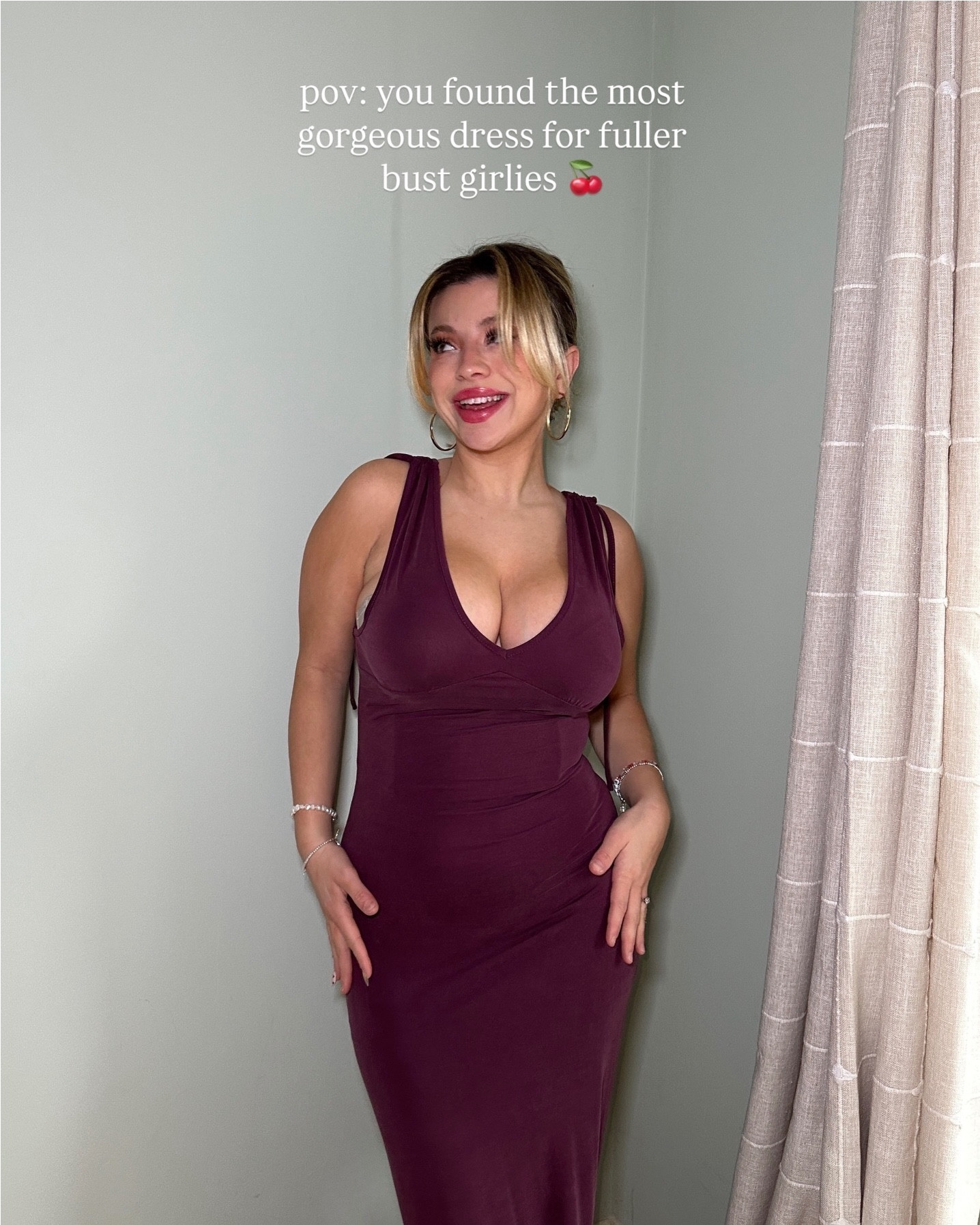 got this beautiful dress from @motelrocks the other day and I absolutely fell in LOVE with it, it’s so flattering for a fuller chest! I’m a 28J so finding dresses that work for me can sometimes be a bit of a struggle! 
 #fullerbust 

#LTKFashionMonth