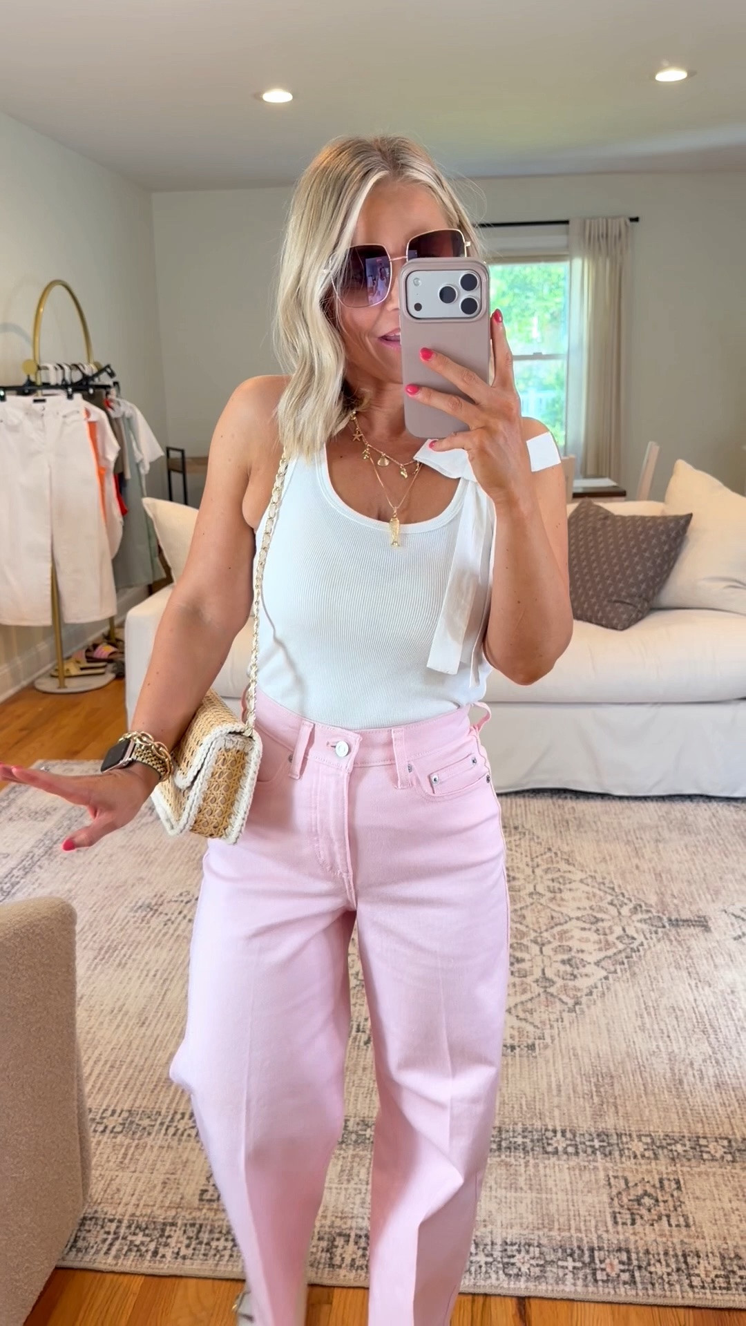 $28 jeans from Walmart that are a must have for summer! They come in 3 different colors, 27 inch inseam so even petite friendly 😉 and totally resemble a designer pair that retails for over $100! 


Summer outfits, summer fashion, outfits for summer, Walmart fashion, Walmart finds, petite jeans, Walmart jeans, white jeans, pink jeans, petite style, midsize fashion

#LTKootd #LTKMidsize #LTKPetite