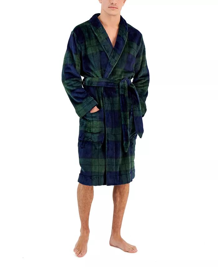 Men's Plush Pajama Robe, Created for Macy's | Macy's