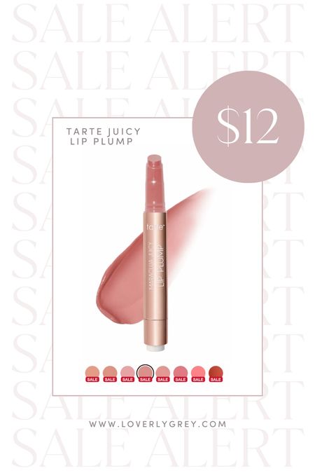 Tarte Juicy Lips are on sale for $12 👏 so many colors options too! Loverly Grey’s favorite is primrose! 

#LTKbeauty #LTKsalealert #LTKSeasonal