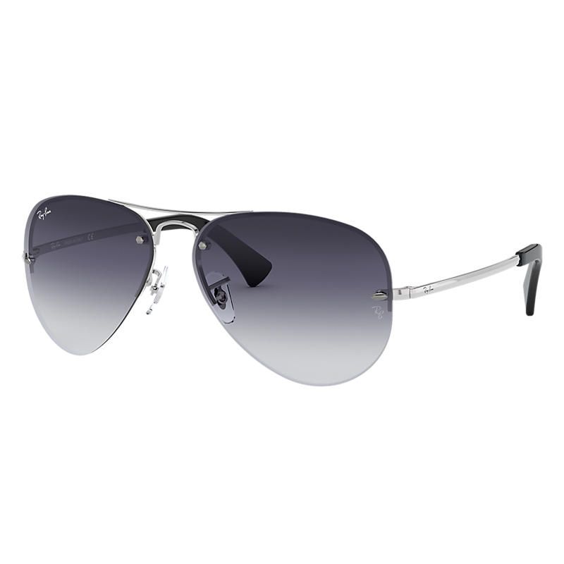 Ray-Ban Silver Sunglasses, Gray Lenses - Rb3449 | Ray-Ban (US)