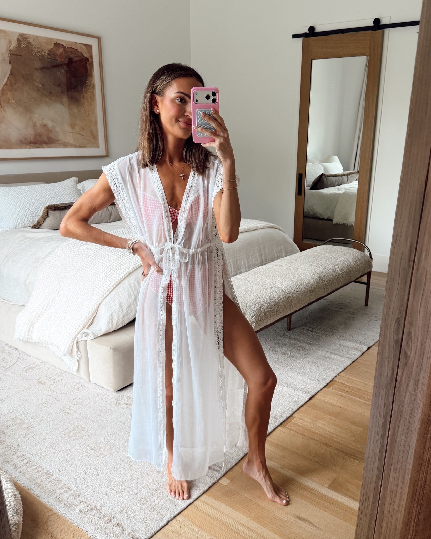 Cutie coverup and swimsuit both on major sale! ☀️