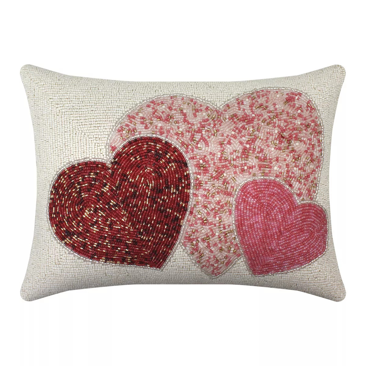 Celebrate Together™ Valentine's Day 12" x 16" Beaded Heart Pillow | Kohl's