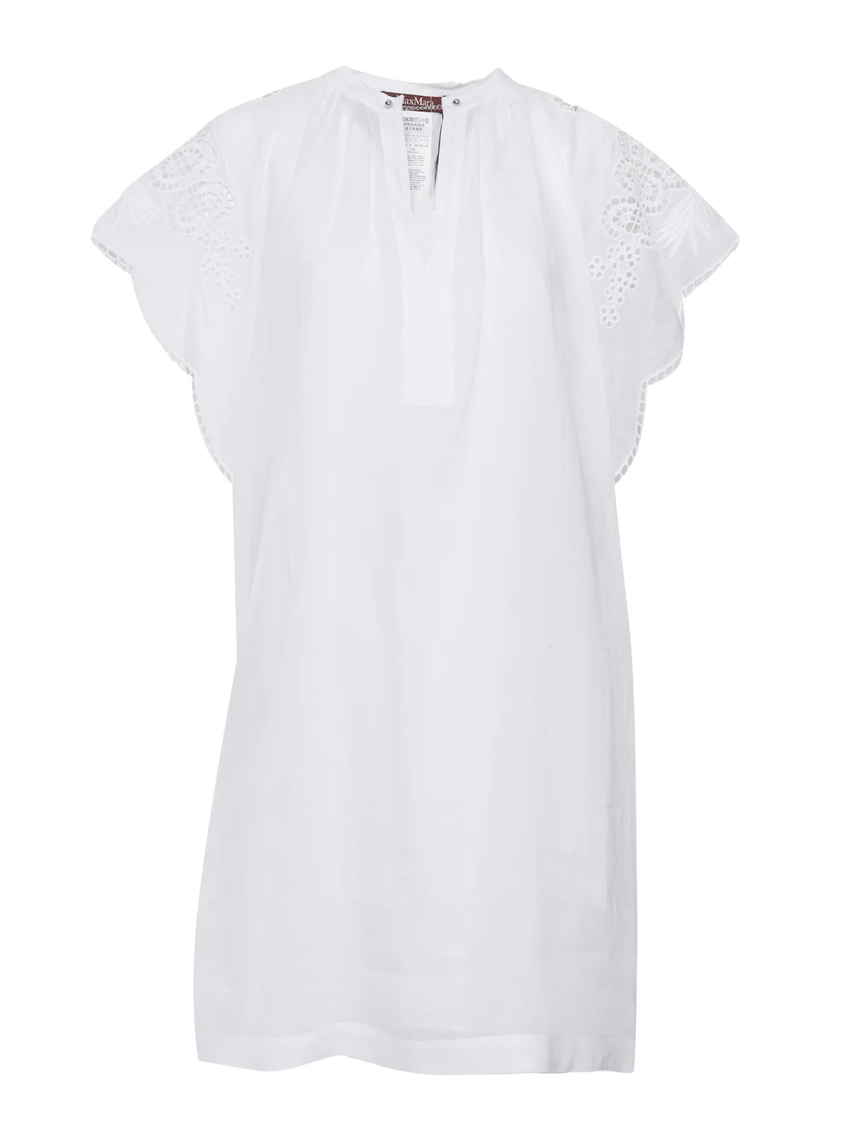 Max Mara Studio Astor V-Neck Mini Dress | Cettire Global