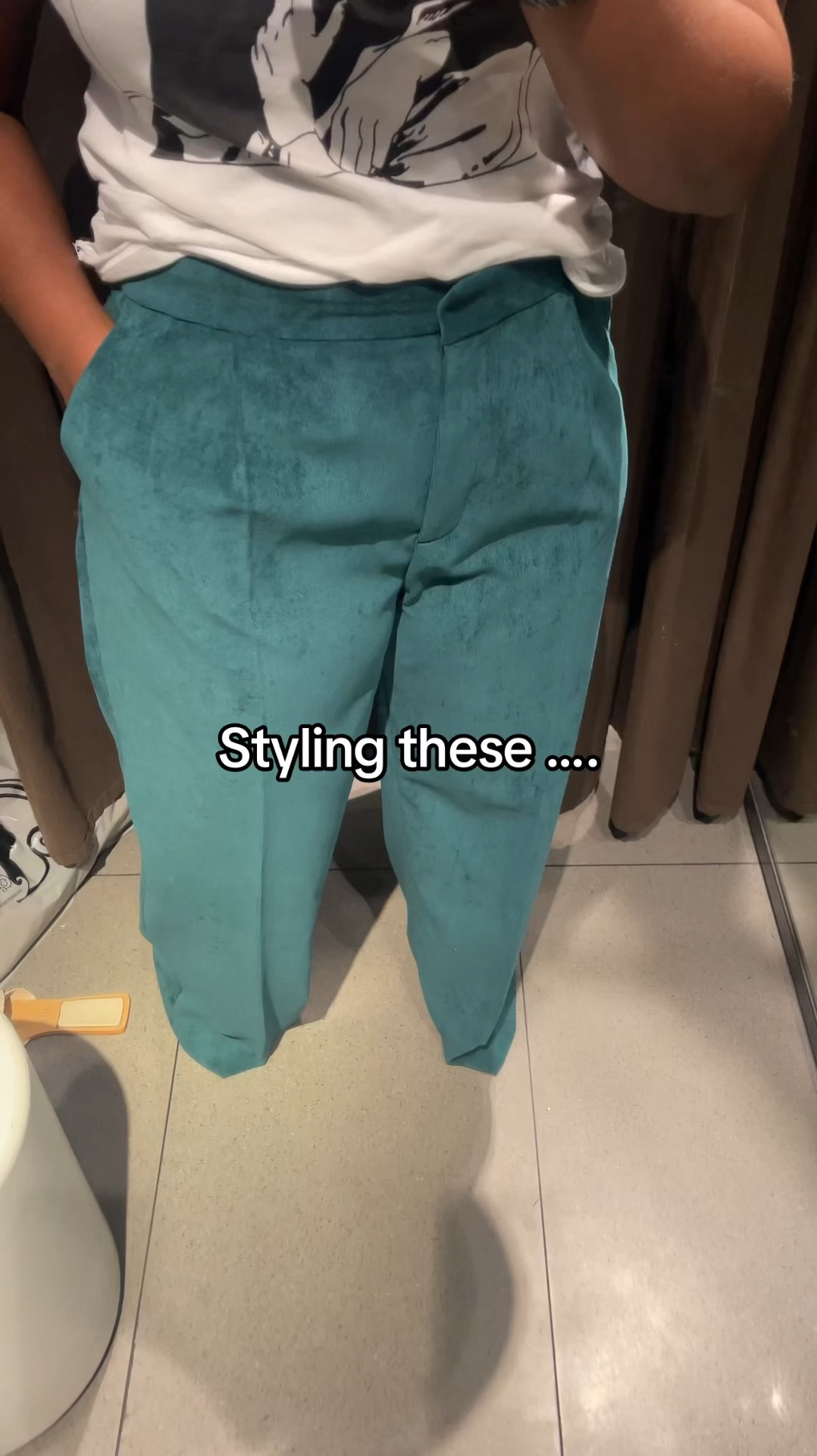 Got these corduroy pants from Zara 2 years ago in south Africa. I just realized i had this video just chilling in my drafts 😫. I have not had the opportunity to where these out yet… not the biggest fan on corduroy but these blew me away 😍.. it should be sold out by now but i have linked others on my wishlist that I love. Which styling is the best for now? I can think of many other styling ways💚

#LTKFindsUnder100 #LTKWorkwear #LTKStyleTip