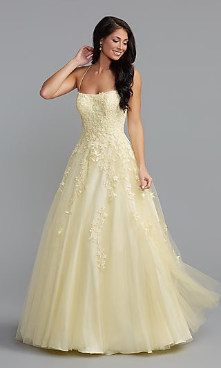 PromGirl Ball Gown Long Prom Dress for Formals | Prom Girl