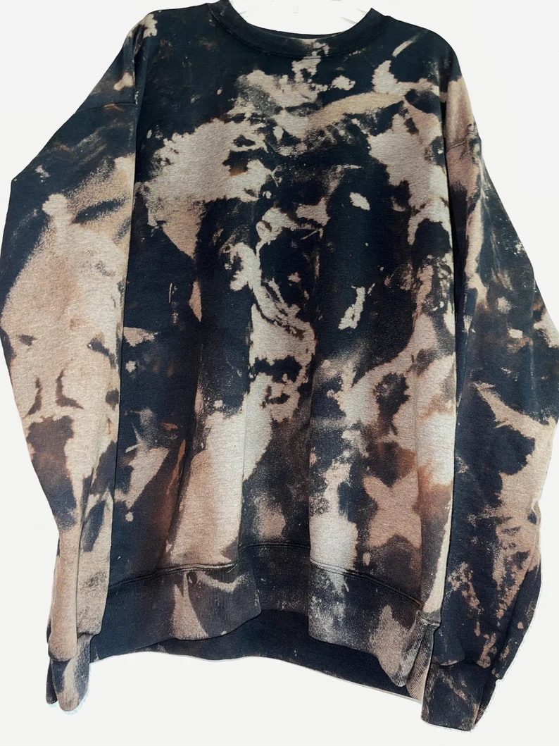 Reverse Tie Dye Crewneck | Etsy (US)