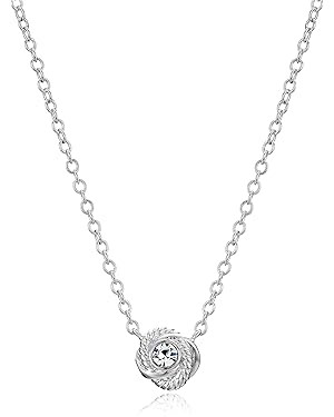kate spade new york Infinity and Beyond Knot Mini Pendant Necklace | Amazon (US)