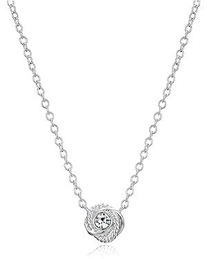 kate spade new york Infinity and Beyond Knot Mini Pendant Necklace | Amazon (US)