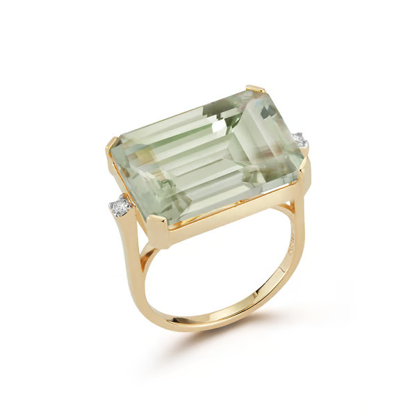 Mateo East West Green Amethyst Ring | goop | goop