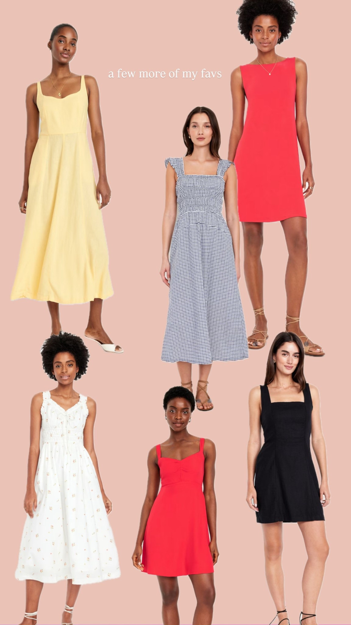 Old navy dresses, all on sale 40% off some down to $15! 

#LTKSaleAlert #LTKSeasonal #LTKFindsUnder50