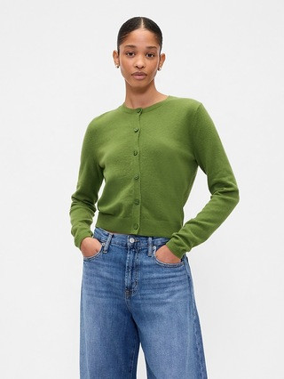 Cashsoft Crewneck Cardigan | Gap Factory