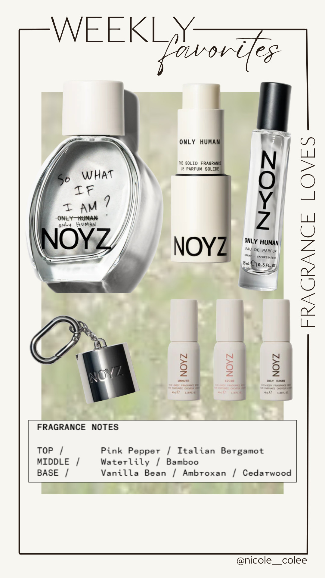 Birthday week, but make it smell expensive. ✨🎂🤍

One of the most fun PR surprises to arrive this week was this fragrance set from NOYZ, and I'm already obsessed with Only Human.

Think fresh bergamot, soft waterlily, warm vanilla bean, and cedarwood wrapped up in a scent that's clean, modern, and just a little addictive. The travel sizes, solid fragrance, and keychain atomizer make it perfect for throwing in your beach bag, carry-on, or purse all summer long.

A new fragrance feels like the ultimate birthday week accessory. 💫

#LTKBeauty #FragranceLover #BirthdayWeek #PerfumeObsessed #LTKFinds 

 #LTKdayinmylife #LTKgrwm #LTKselfcare