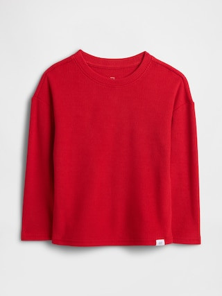 babyGap Waffle-Knit Crewneck T-Shirt | Gap Factory