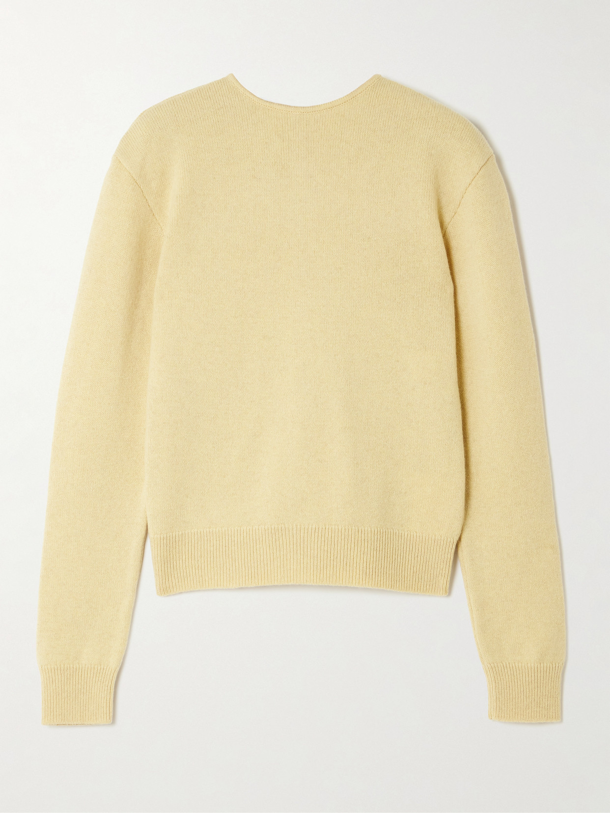 LEMAIRE - Reversible Wool And Cashmere-blend Cardigan - Yellow | NET-A-PORTER (US)