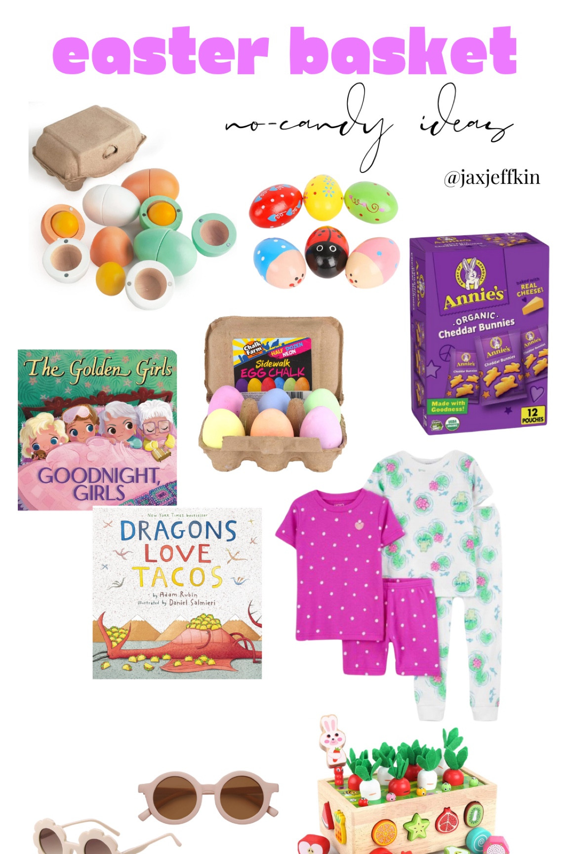 Easter Basket | Easter basket ideas | toddler | toddler Easter | no candy Easter basket | toddler pajamas | organic snacks | toddler books | toddler sunglasses 

#LTKbaby #LTKSeasonal #LTKkids