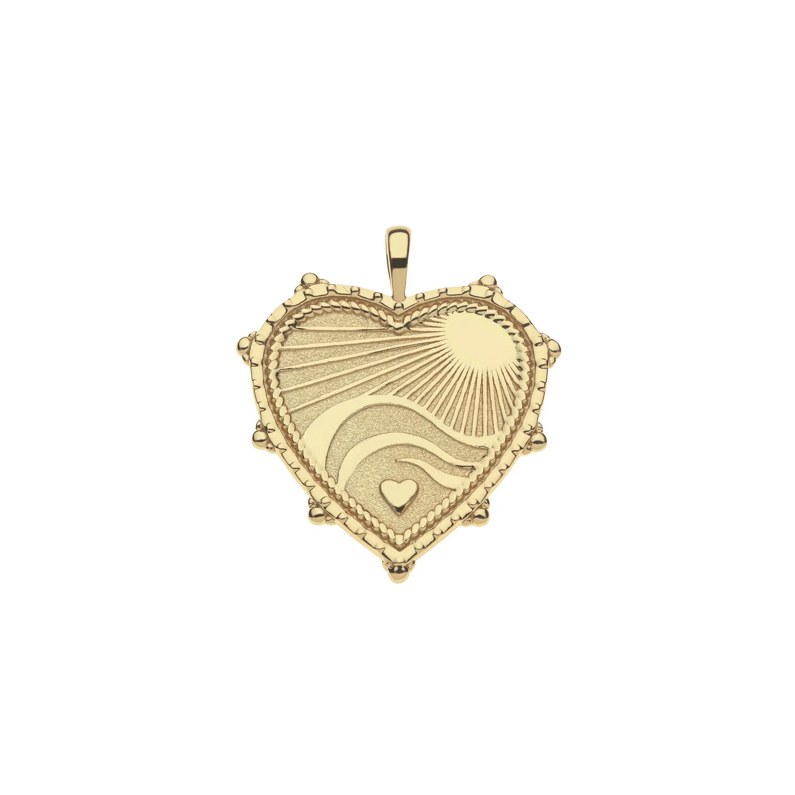 Love - Courage - Strength JW Heart Pendant | Jane Win