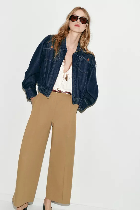 BELTED PLEATED PANTS | Zara US