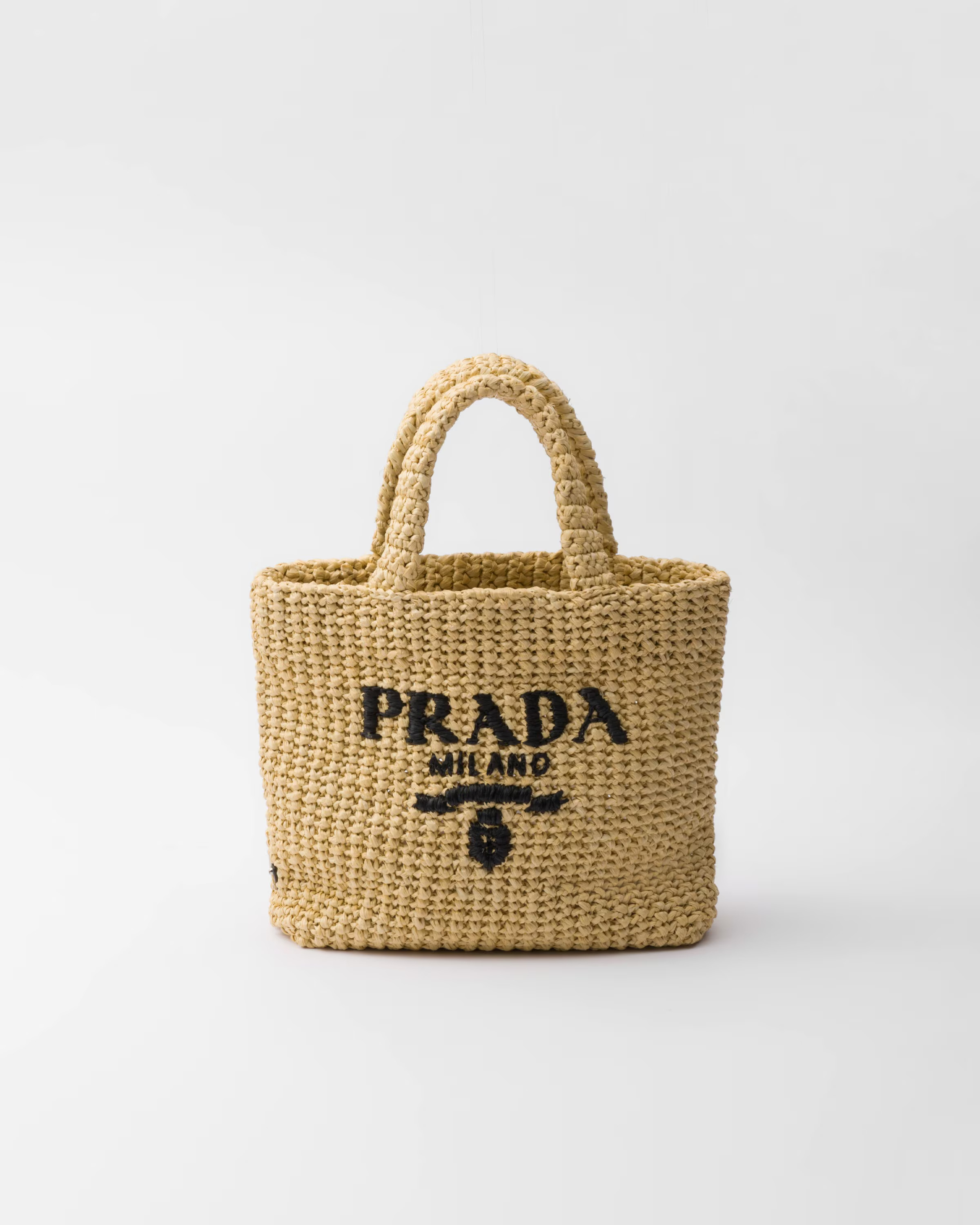 Small crochet tote bag | Prada US