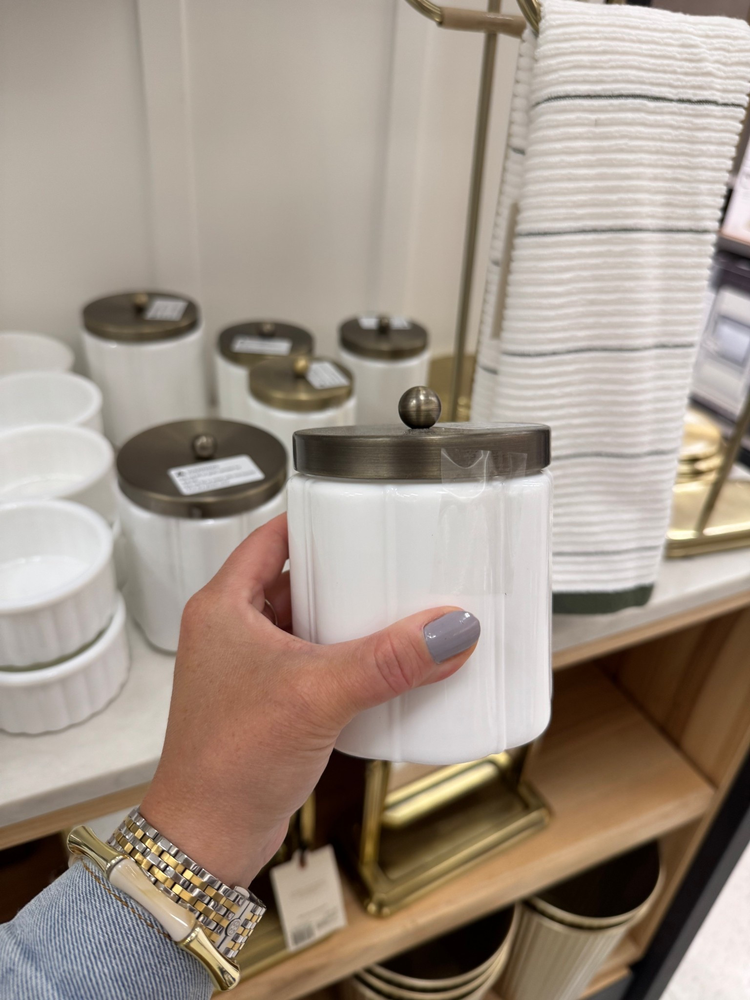 The prettiest bath canisters at Target! This whole collection is beautiful!  @target @targetstyle #target #targetstyle #targethome #bath #hearthandhand #targetfinds #home #bathroom #powderbath #sale 

#LTKFindsUnder50 #LTKHome #LTKSaleAlert
