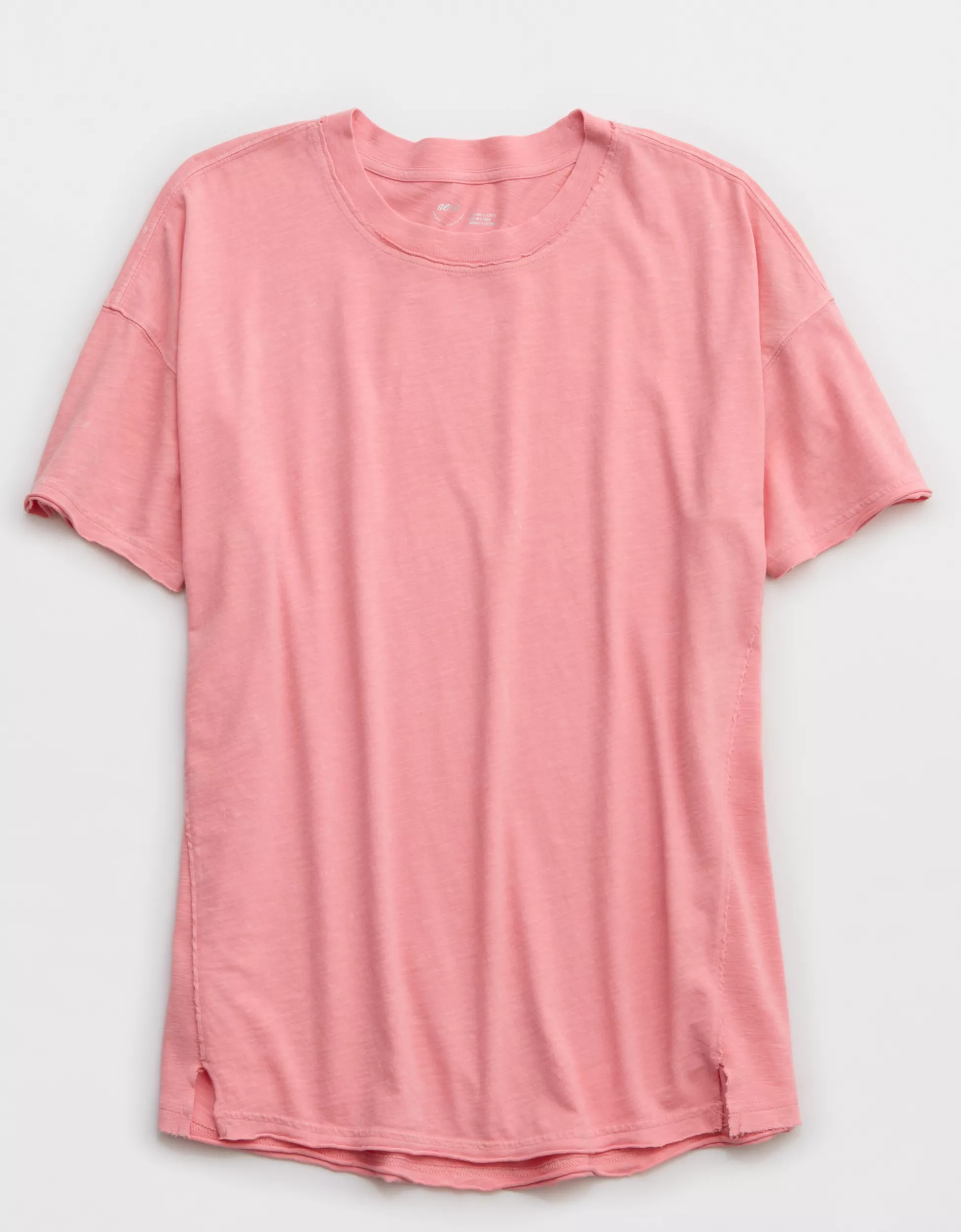 Aerie Crewneck Oversized Boyfriend T-Shirt | American Eagle Outfitters (US & CA)