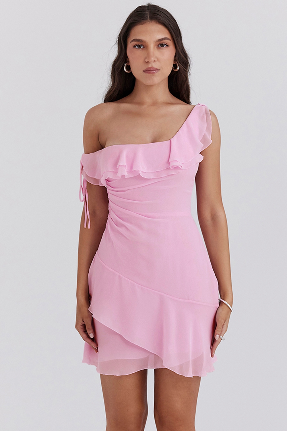 cotton candy off shoulder mini dress | House of CB
