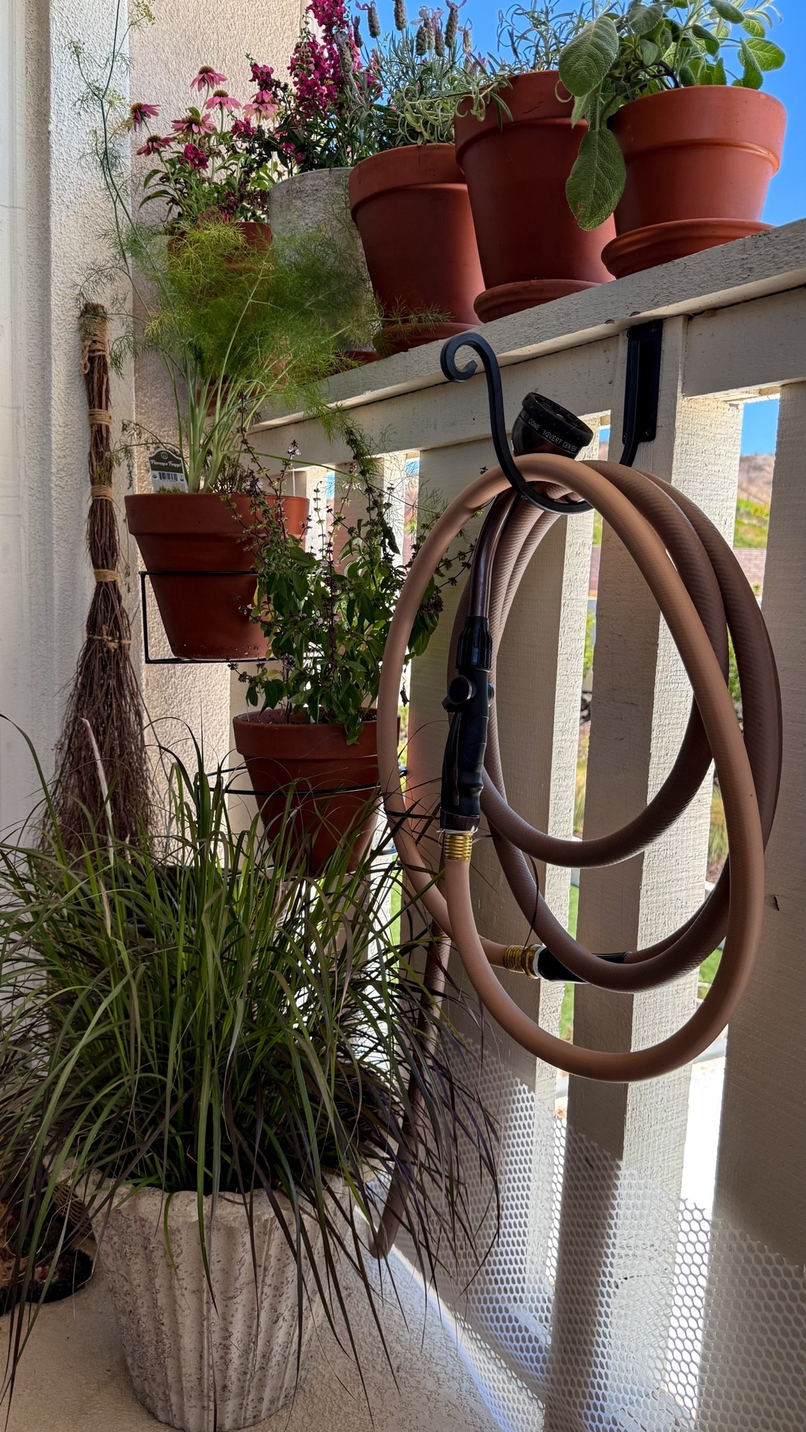 patio garden

plant pot holders that are so sturdy! 
hose hanging hook, terracotta pots

#LTKSeasonal #LTKOver40 #LTKHome