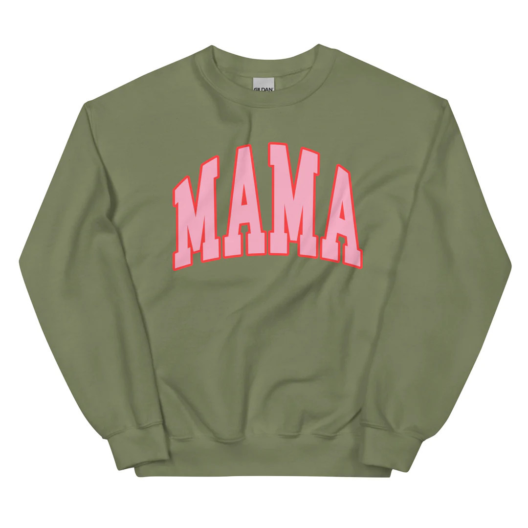 'Pink Mama' Crewneck Sweatshirt | United Monograms