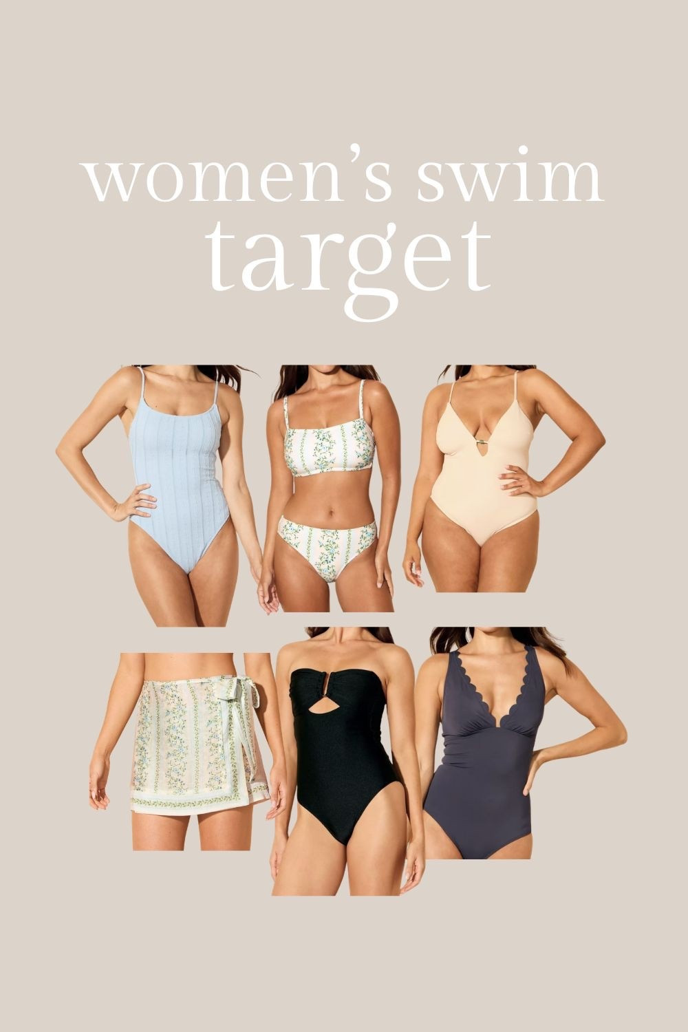 Target swimwear. Women’s swimsuits. One piece swimsuit. Two piece swimsuit. Spring break. 

#LTKTravel #LTKMidsize #LTKSwim
