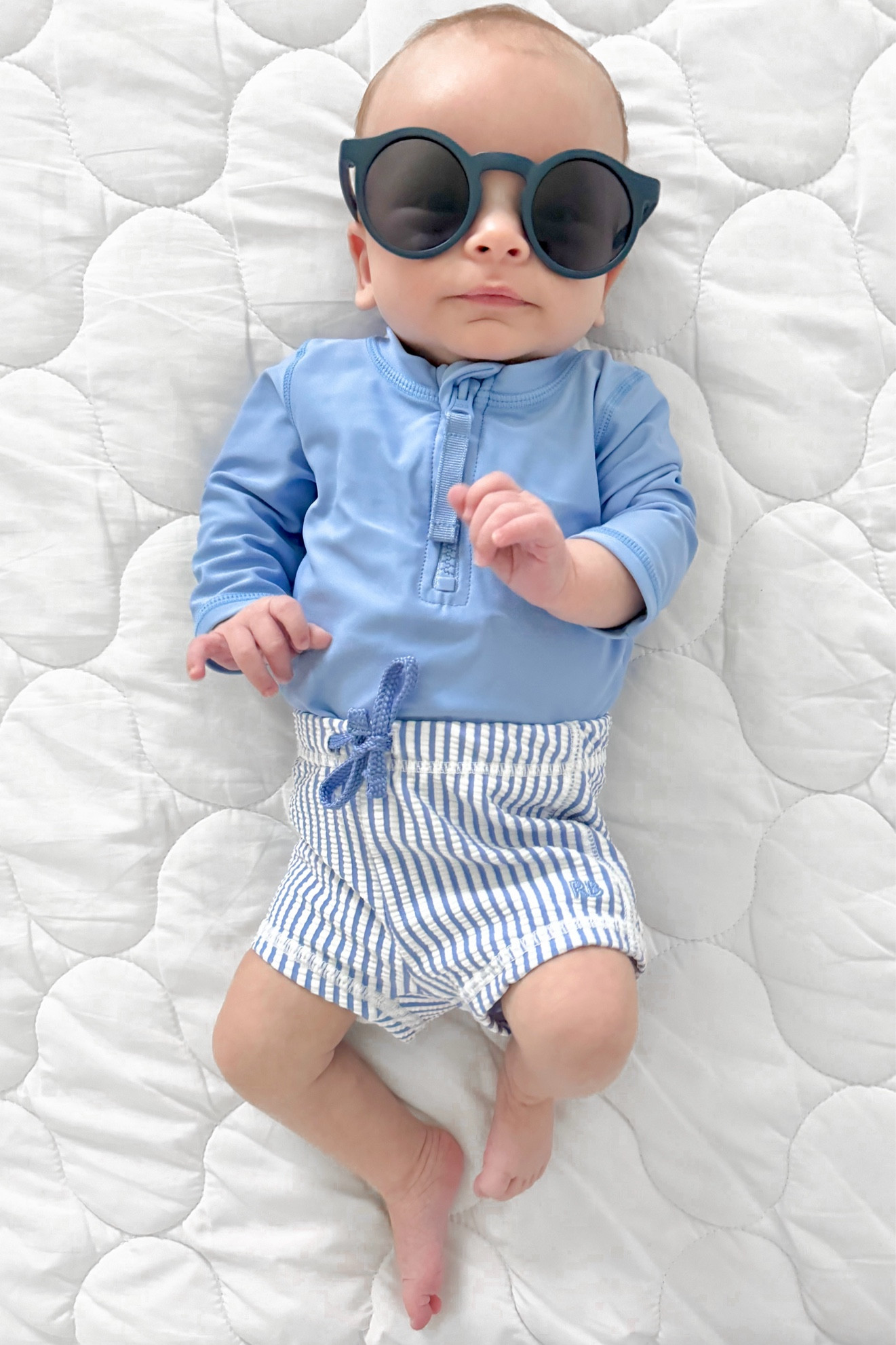 Newborn swim suit for baby boy 

#LTKBaby #LTKKids #LTKSummerSales