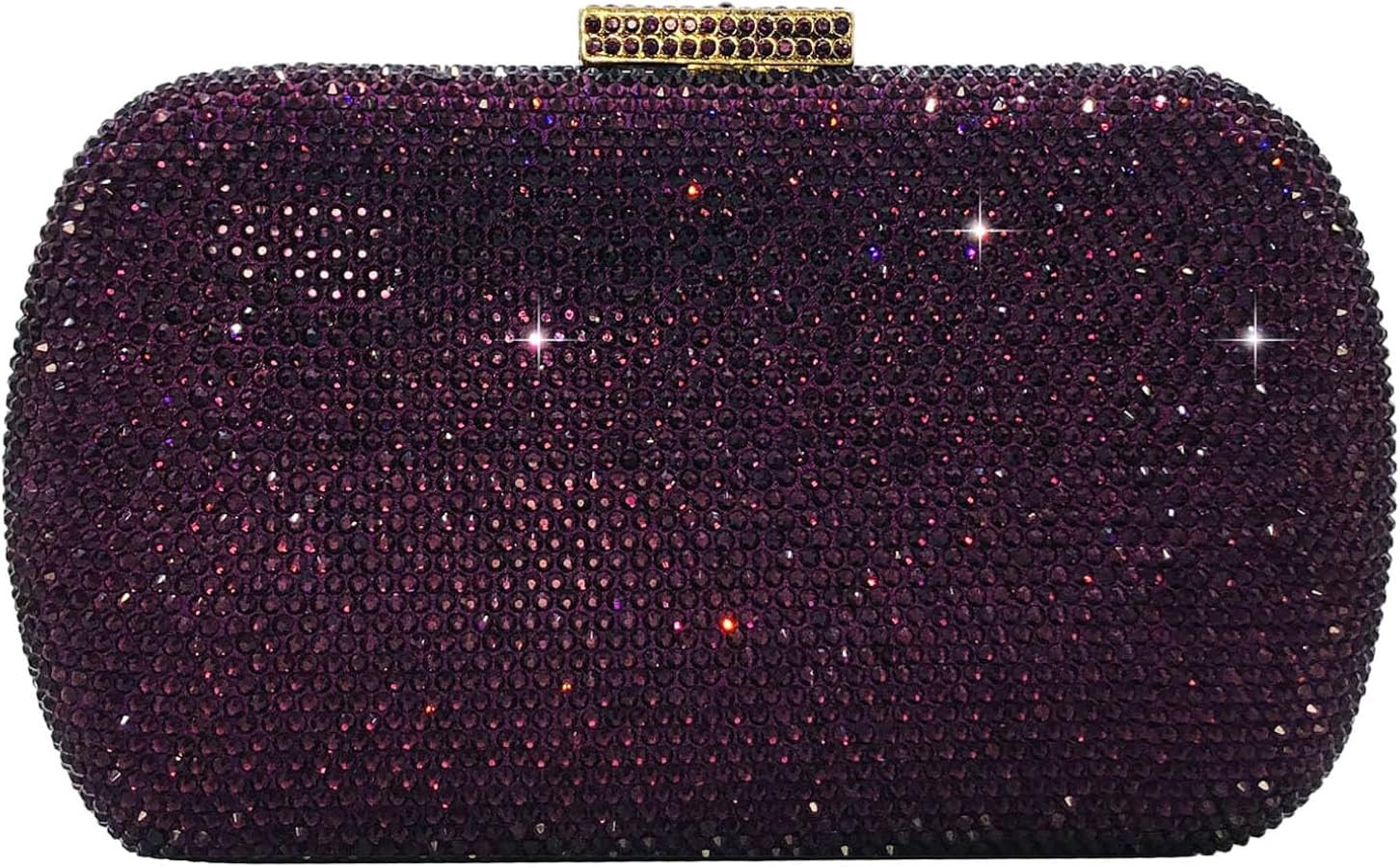 Boutique De FGG Mini Rhinestone Clutch Purse,Evening Bags and Clutches for Women Formal,Crystal C... | Amazon (US)