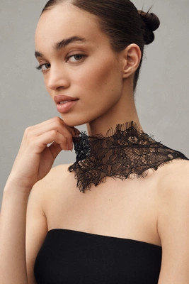 A.B. Ellie Wide Lace Neck Tie | Anthropologie (US)