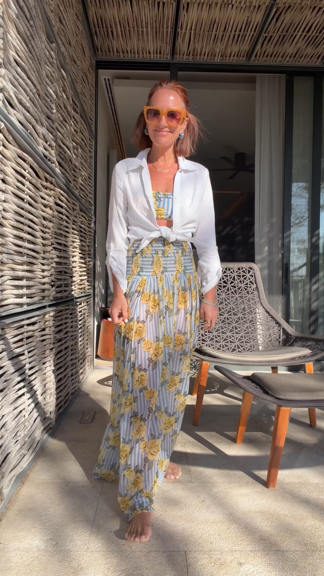Bikini + coverup sets just hit different on vacation ☀️

This one is SO good—high waisted bottoms (the most flattering fit), a structured top, and the prettiest lightweight coverup that moves so beautifully. It’s one of those outfits that feels put together without even trying… straight from beach to lunch to drinks.

The blue stripe + yellow floral combo is giving coastal chic in the best way.

#LTKOver40 #LTKSwim #LTKSeasonal