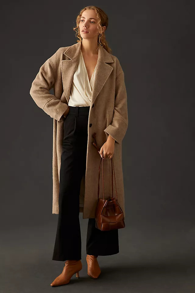 Greylin Bryce Brushed Oversized Coat | Anthropologie (US)