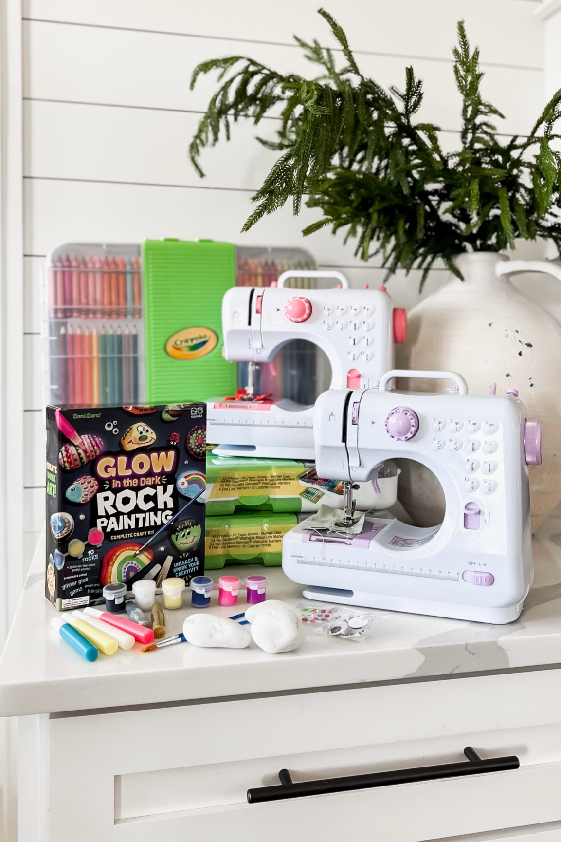 Christmas gift ideas for kids that aren’t just another toy! I love these art sets from Crayola and beginner sewing machines and glow in the dark rock painting kits! They are great Christmas gift ideas for boys and girls of all ages from preschool to teens! 

#LTKHoliday #LTKKids #LTKGiftGuide