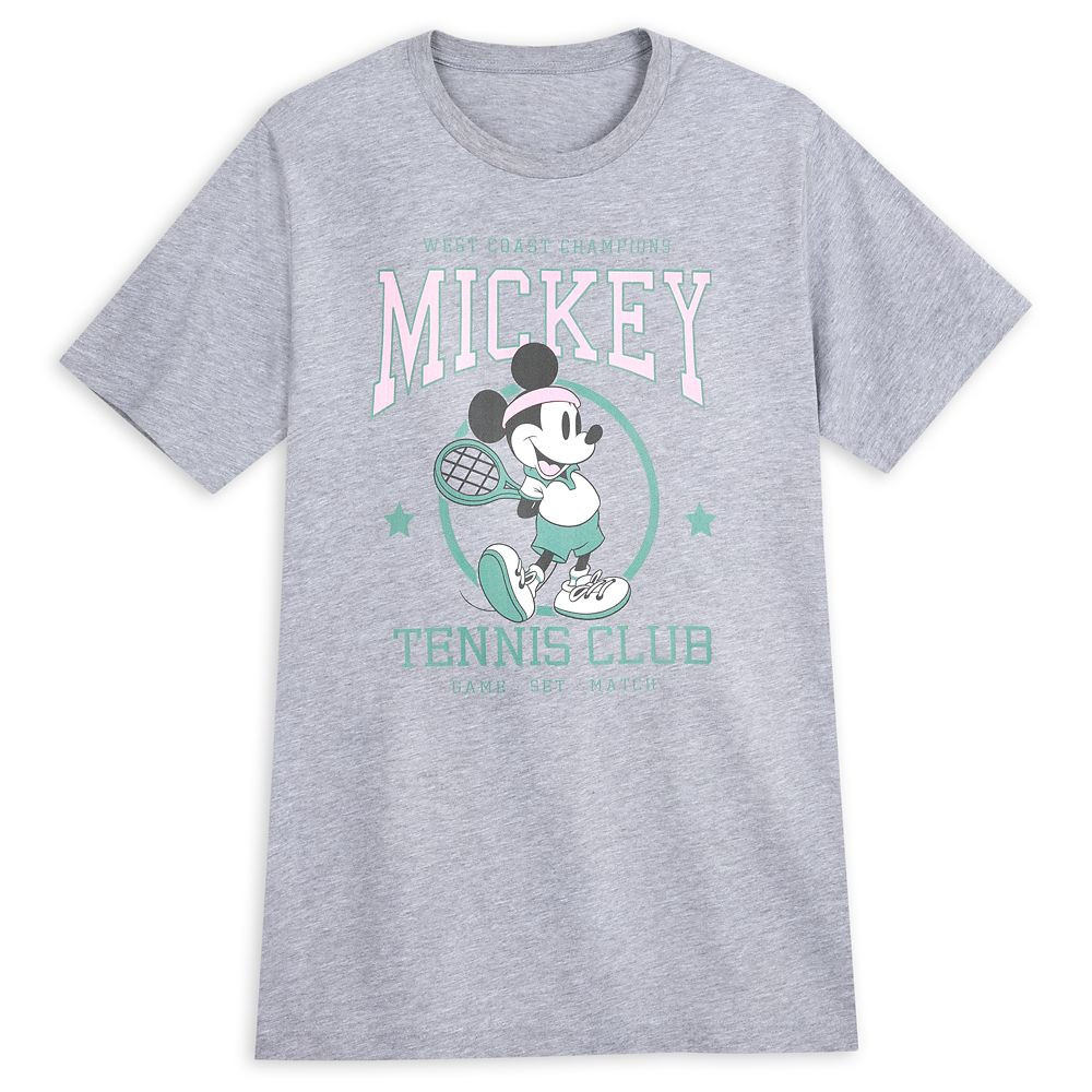 Mickey Mouse Tennis Club T-Shirt for Adults | Disney Store