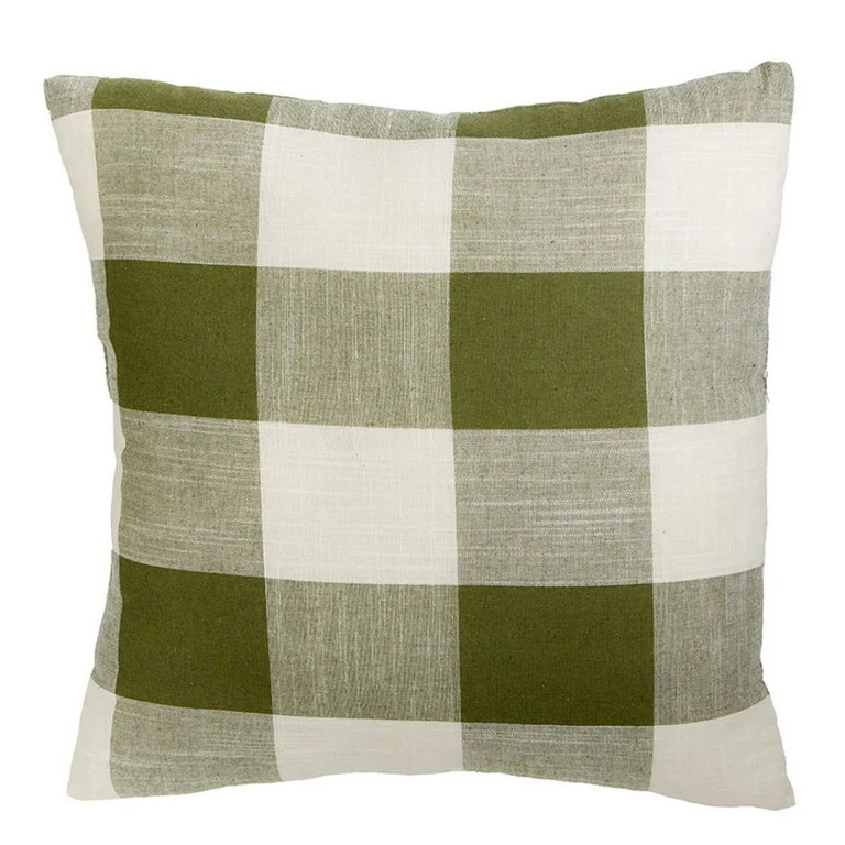 Collections Etc Buffalo Check Decorative Farmhouse Accent Pillow | Walmart (US)